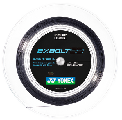 YONEX Exbolt 63 -schwarz- 200m