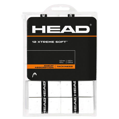 HEAD XTREME SOFT OVERGRIP 12er Pack -weiß-