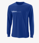 WILSON TEAM II LS Tech Tee Tm Royal